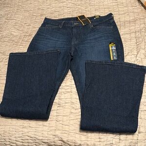 Lee Women's Deep Indigo Wide Leg Jeans